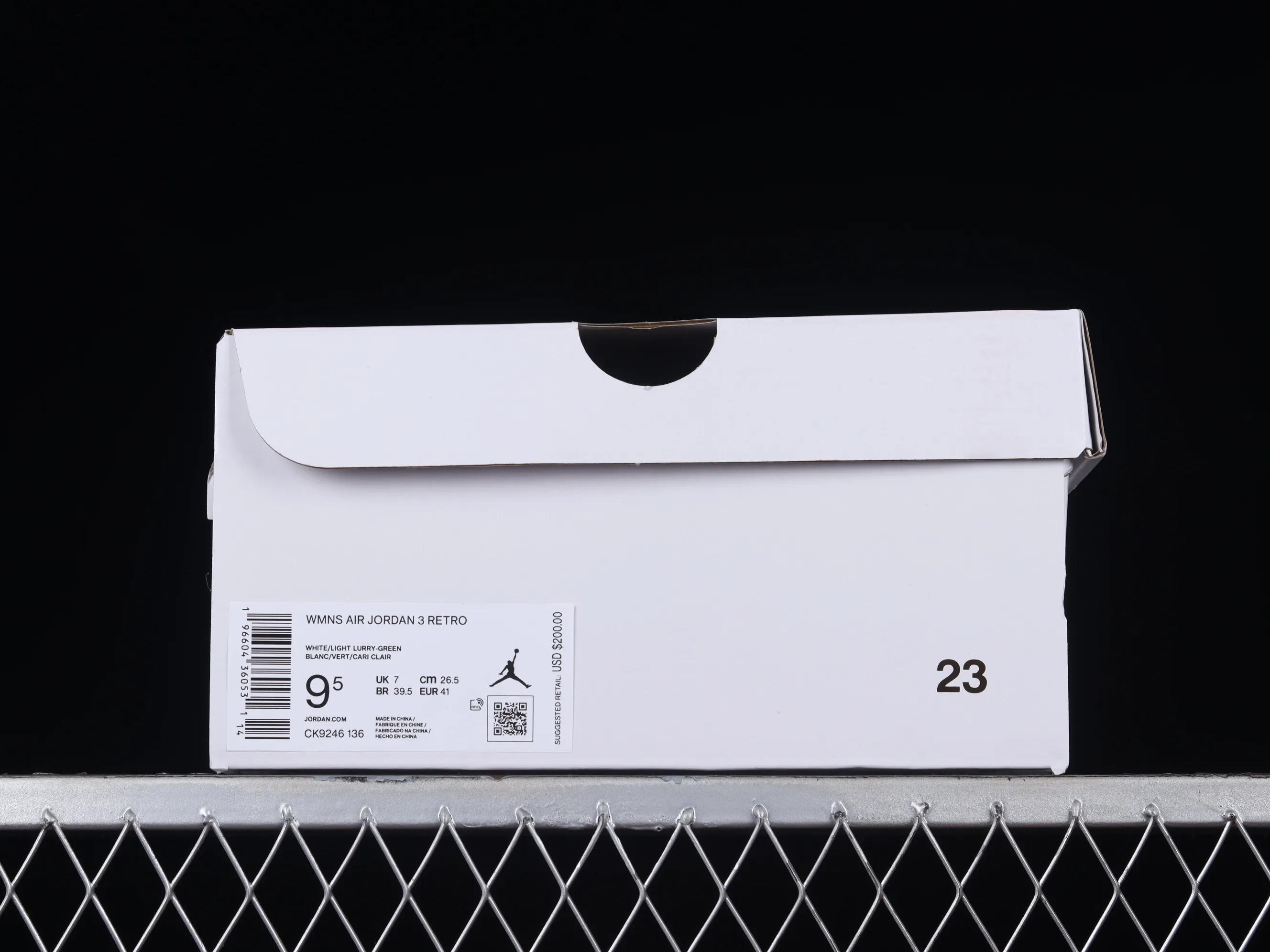 All categories Air Jordan Jordan series basketball shoes Air Jordan 3 Air Jordan 3 Retro "Lucky Green" AJ3 Joe 3 white green cement CK9246-136